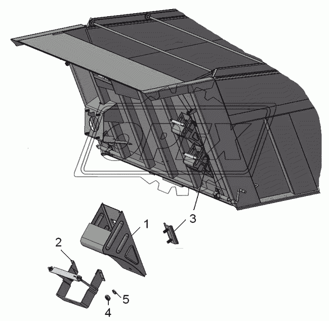 65115-3927002-80 Установка противооткатных упоров